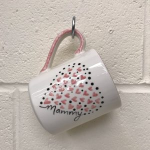 Personalised Mammy/Mummy Heart Mug